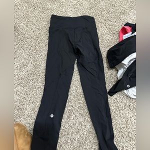 Black lululemon leggings size 6